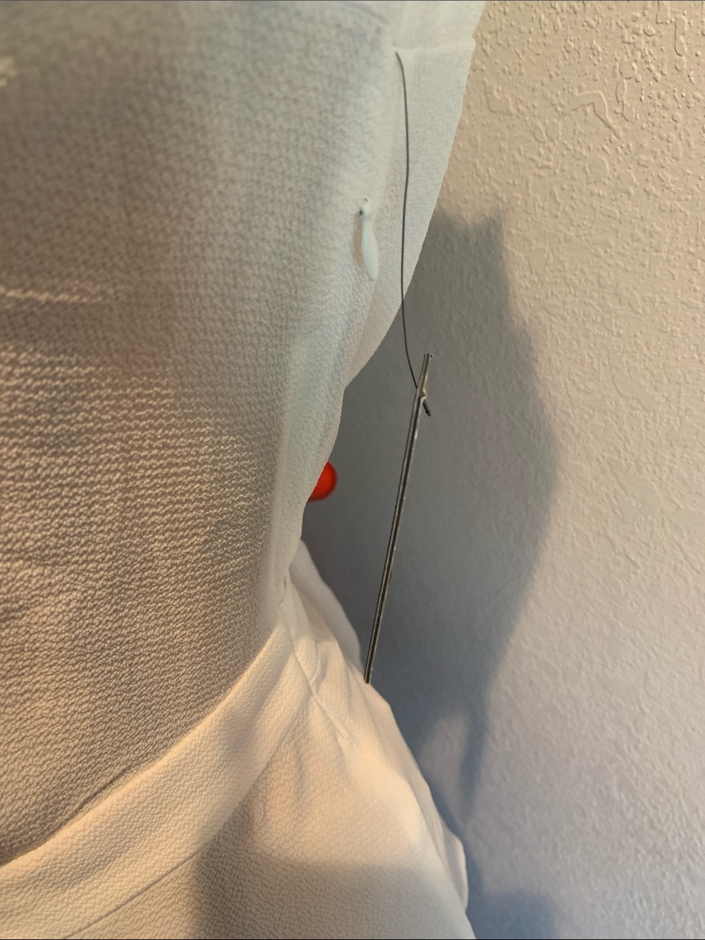 Tommy Hilfiger White Surplice Peplum Blouse - Picture 4 of 9